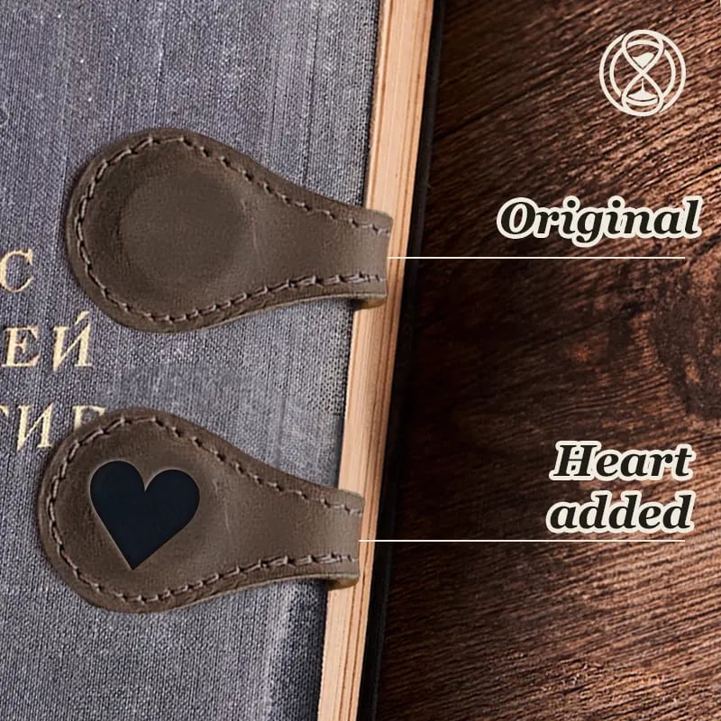 ✨Last Day Special Sale - 49% OFF✨TimelessMark🔥Personalized Magnetic Leather Bookmark🔥