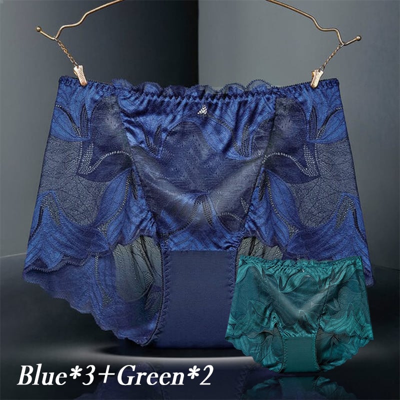 💥Buy 2 get 3 free💥(5PCS)🔥LADIES SILK LACE HANDMADE UNDERWEAR