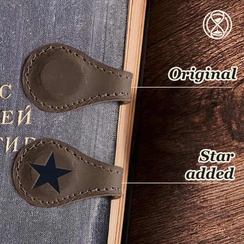 ✨Last Day Special Sale - 49% OFF✨TimelessMark🔥Personalized Magnetic Leather Bookmark🔥