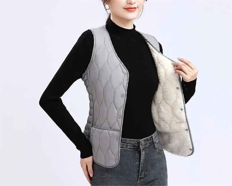 🔥Winter Hot Sale🔥New Sleeveless Thickened Vest(Free Shipping)