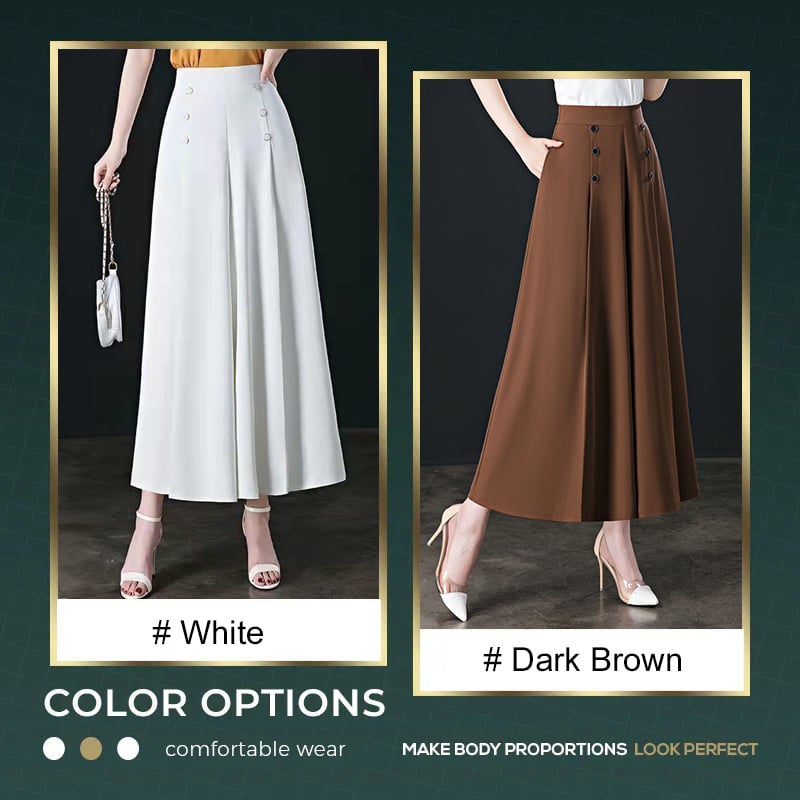 🔥[Comfort and Slim] Stylish Pleated Wide-leg Pants