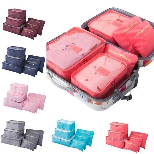 ✈6 pieces portable luggage packing cubes🧳Buy More Save More🚗