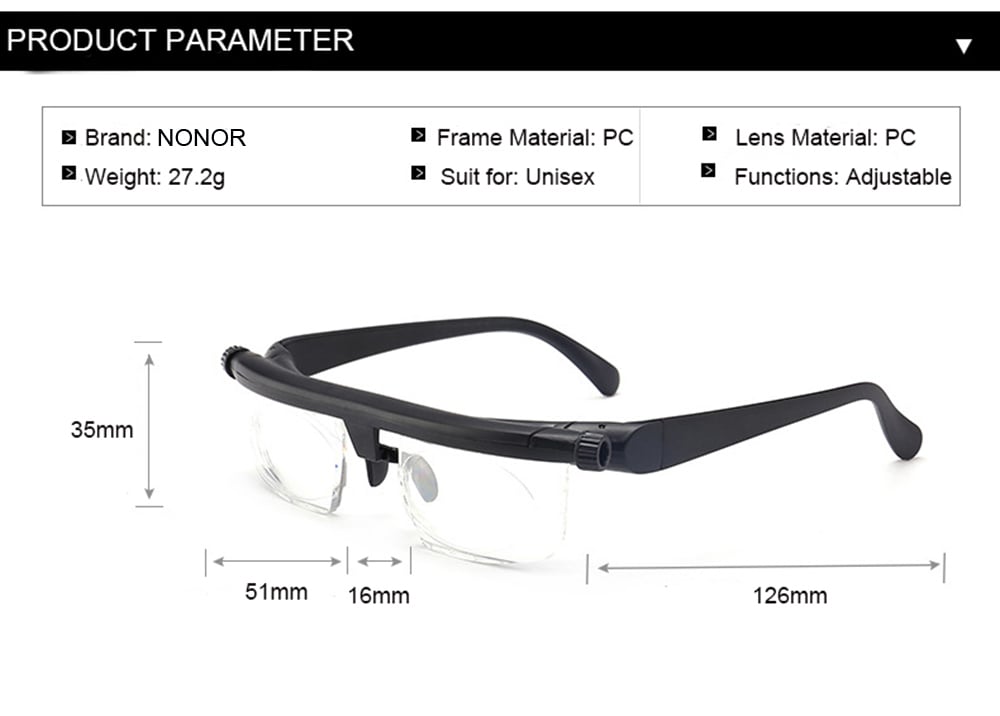 🔥🔥 ADJUSTABLE FOCUS GLASSES DIAL VISION NEAR AND FAR SIGHT