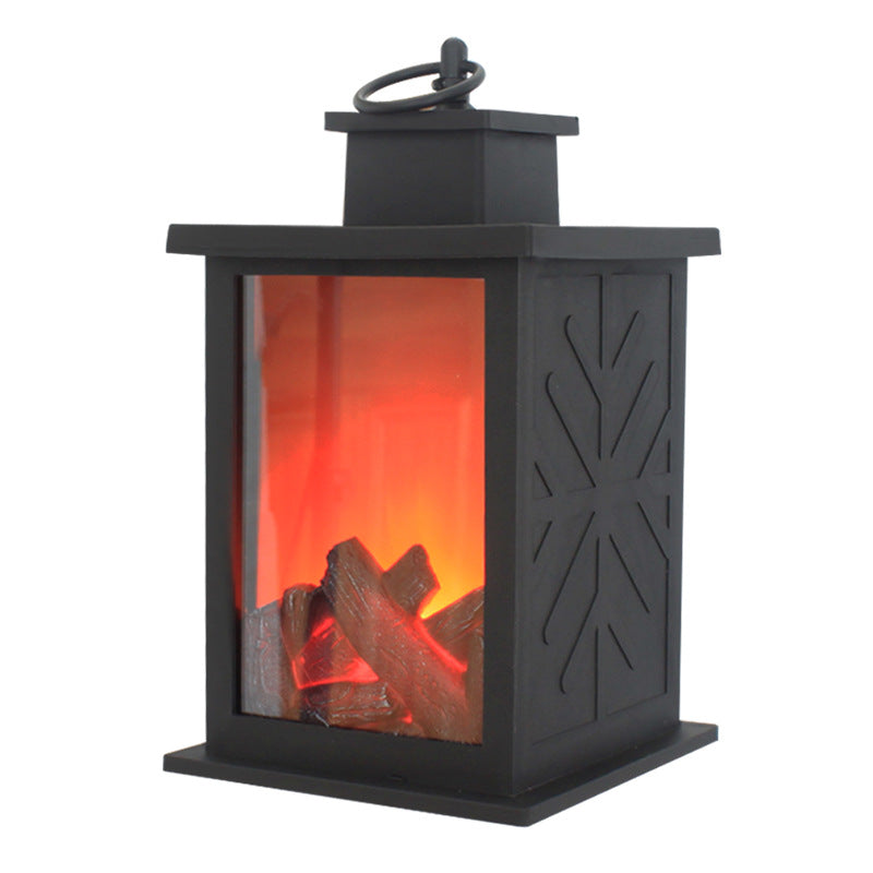 LED simulated fireplace creative home furnishings Candlestick simulated charcoal flame lamp