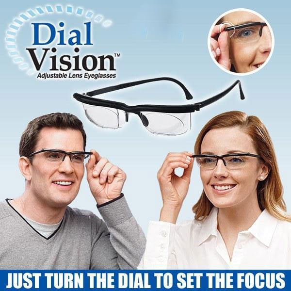 🔥🔥 ADJUSTABLE FOCUS GLASSES DIAL VISION NEAR AND FAR SIGHT