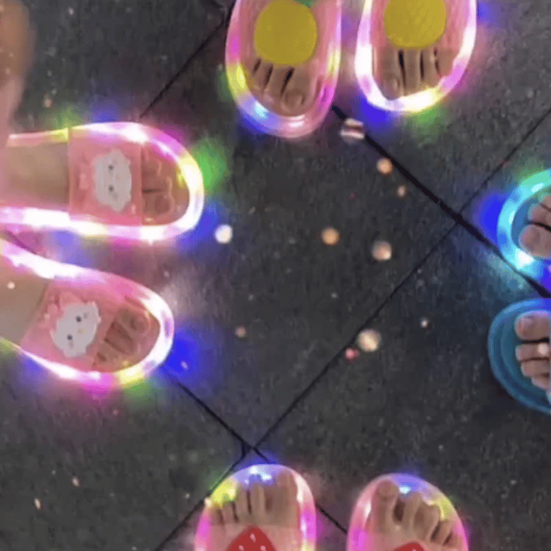 LED Happy Slippers For Kids