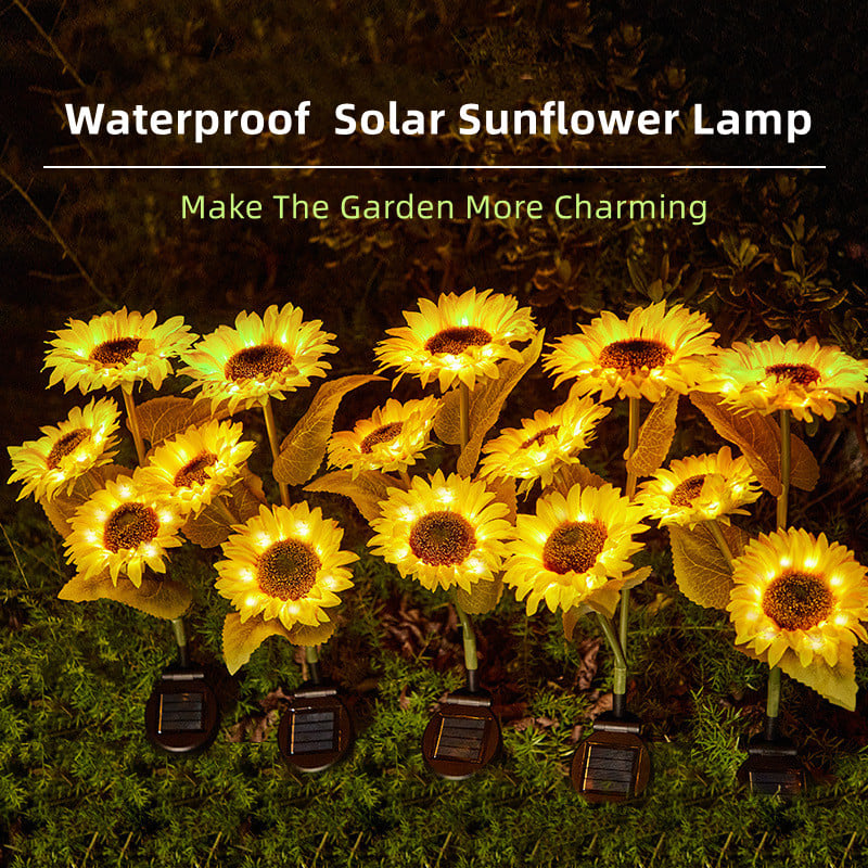 🌻 Waterproof Solar Sunflower Light