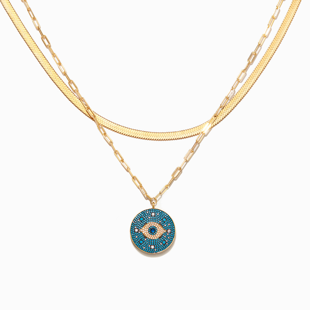 Blue Evil Eye Necklace