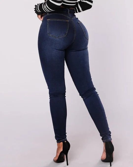 🔥Buy 1 Get 50% OFF🔥Double Breasted High Waist Skinny Jeans