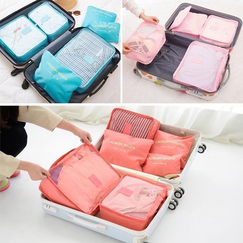 ✈6 pieces portable luggage packing cubes🧳Buy More Save More🚗