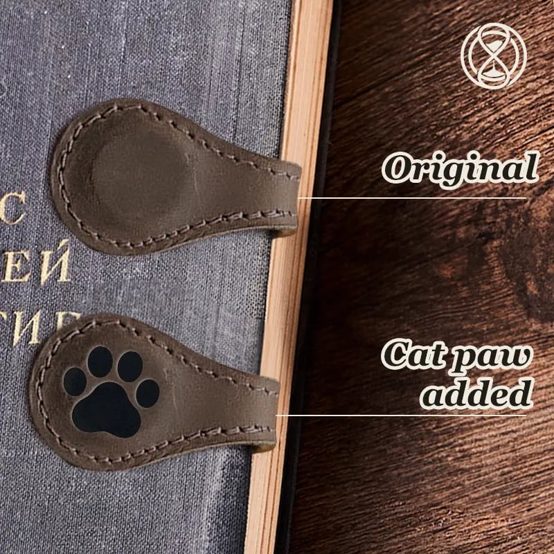 ✨Last Day Special Sale - 49% OFF✨TimelessMark🔥Personalized Magnetic Leather Bookmark🔥