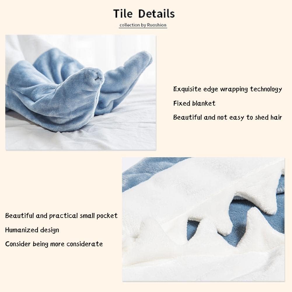 🎇Best Gift of 50% OFF 🐬 Shark Blanket Flannel Loungewear