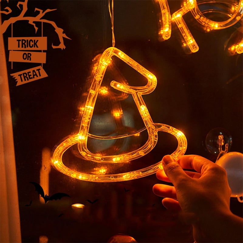 ✨Hot Sale✨ Upgrade Halloween Window Lights  Decorations