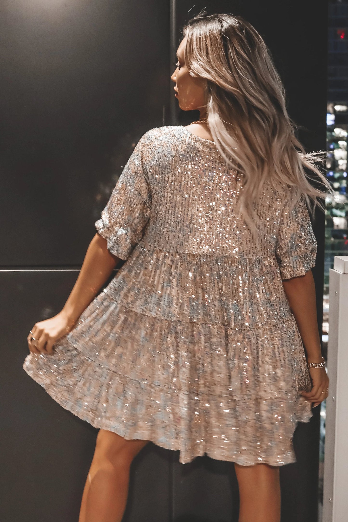 ✨2023 Sequin Baby Doll Dress