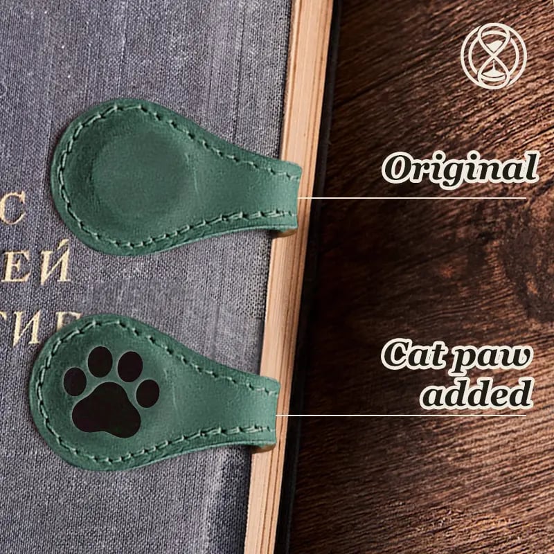 ✨Last Day Special Sale - 49% OFF✨TimelessMark🔥Personalized Magnetic Leather Bookmark🔥