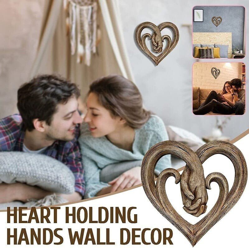 🎁SALE-49%OFF-🔥Heart Holding Hands Wall Decor - Forever Love