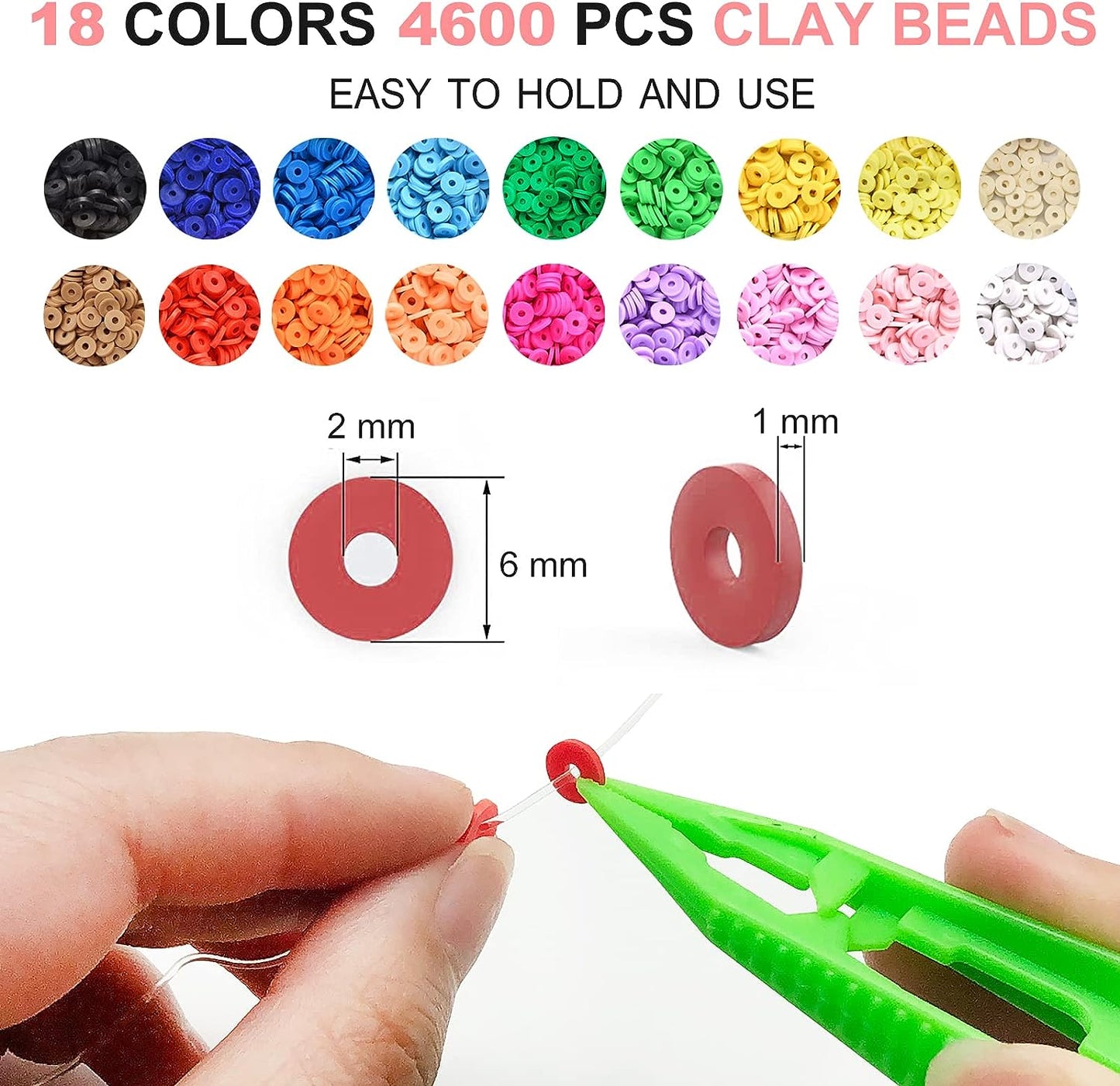 Clay Beads Bracelet Making Kit