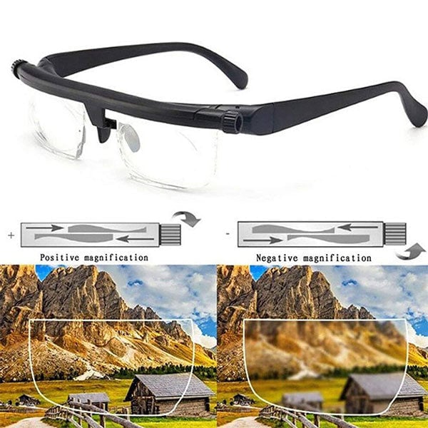 🔥🔥 ADJUSTABLE FOCUS GLASSES DIAL VISION NEAR AND FAR SIGHT