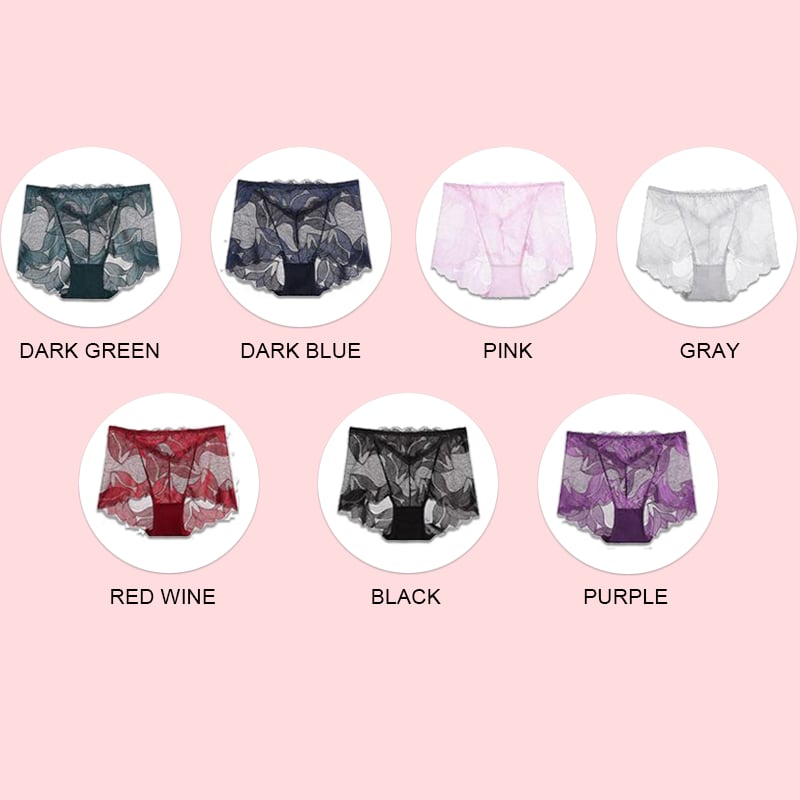 💥Buy 2 get 3 free💥(5PCS)🔥LADIES SILK LACE HANDMADE UNDERWEAR