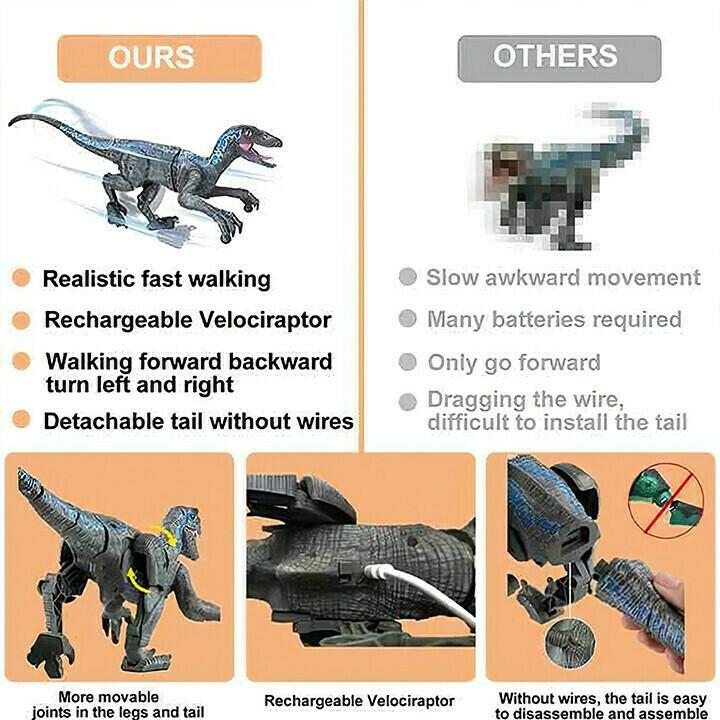 LAST DAY 50% OFF - Remote Control Dinosaur Toys