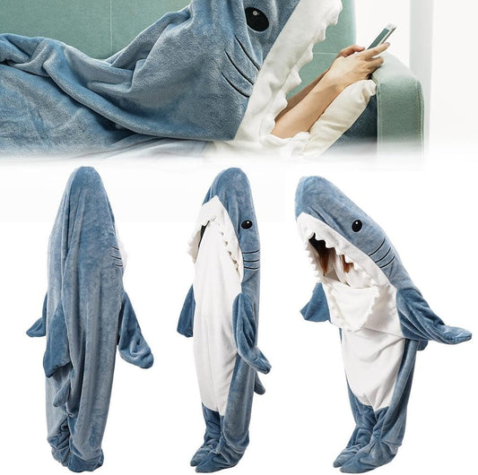 🎇Best Gift of 50% OFF 🐬 Shark Blanket Flannel Loungewear