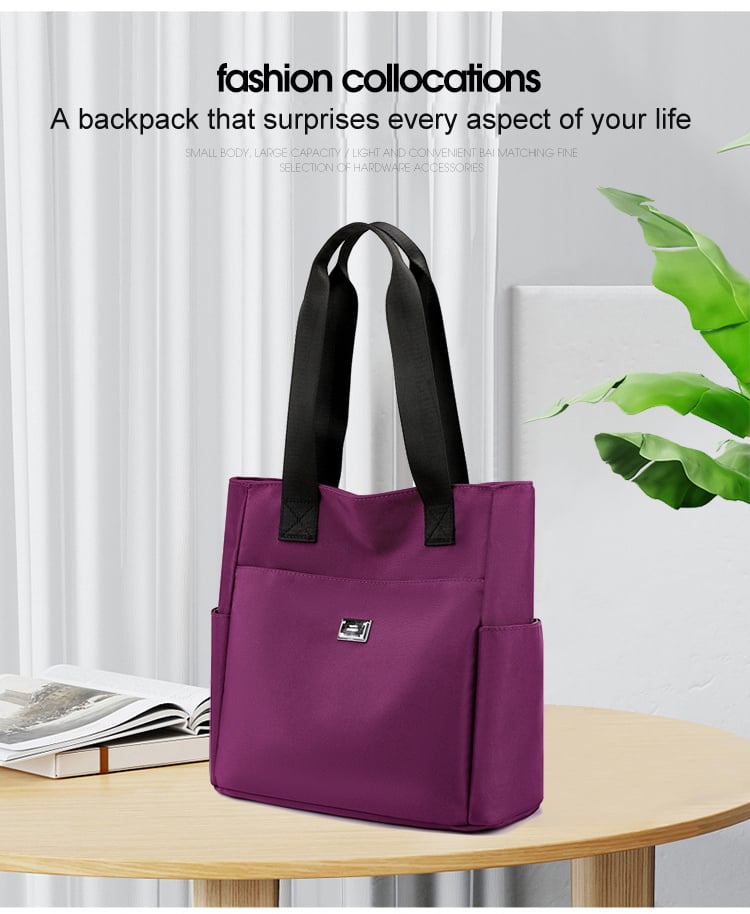 🔥Large Capacity Waterproof Multi Pocket Nylon Shoulder Bag👜