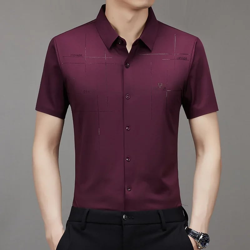 🔥LAST DAY 49% OFF - MEN'S ICE SILK BUSINESS SHIRT (Free shipping over 69.99)