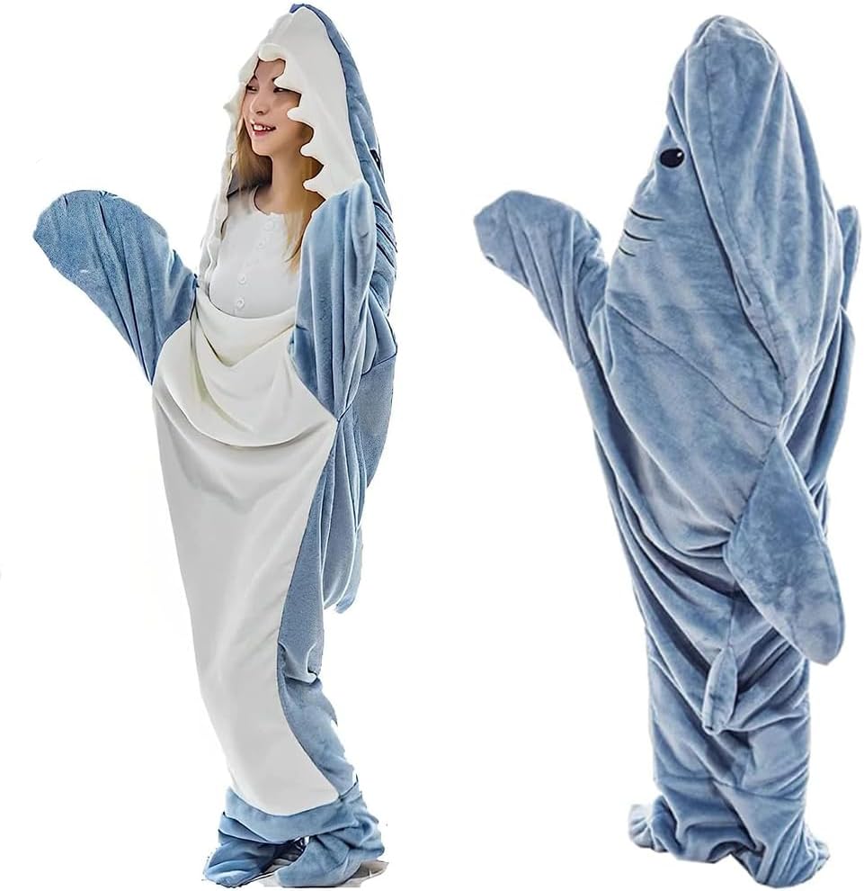 🎇Best Gift of 50% OFF 🐬 Shark Blanket Flannel Loungewear