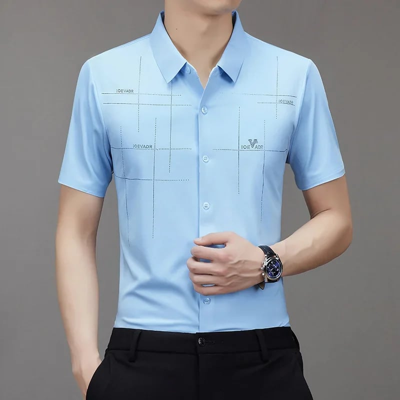 🔥LAST DAY 49% OFF - MEN'S ICE SILK BUSINESS SHIRT (Free shipping over 69.99)