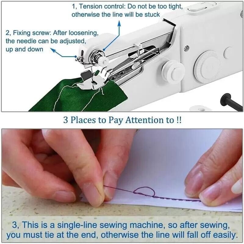 🔥LAST DAY-50% OFF🔥Portable Handheld Sewing Machine