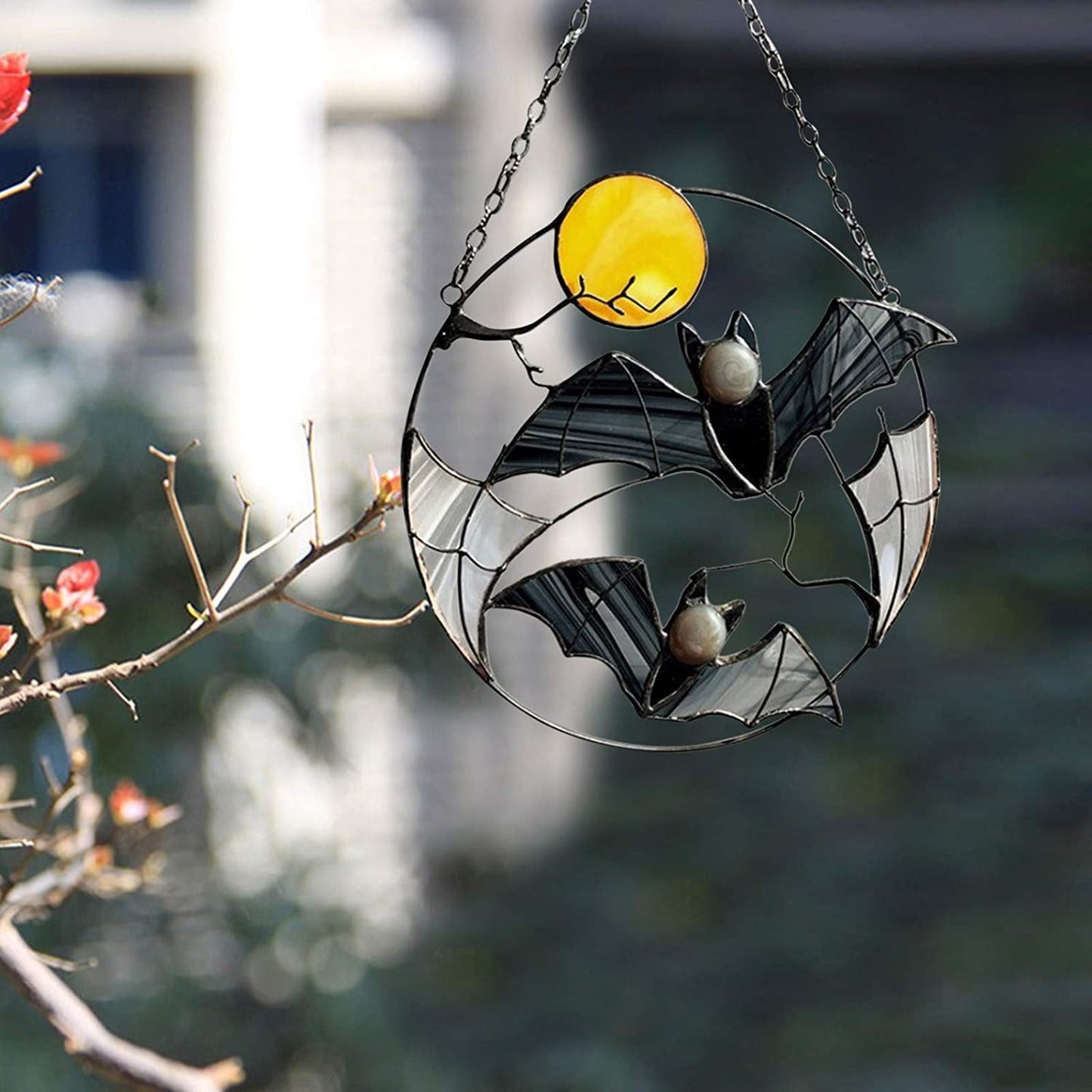 Add Some Spooky Charm to Your Windows with our Halloween Colored Suncatcher Decoration!