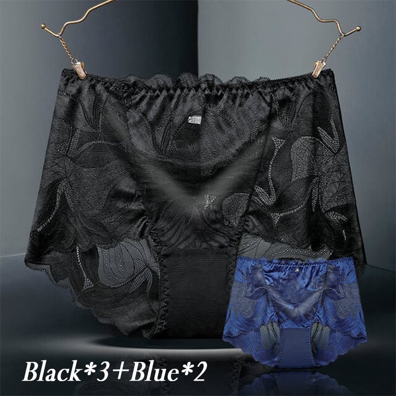 💥Buy 2 get 3 free💥(5PCS)🔥LADIES SILK LACE HANDMADE UNDERWEAR