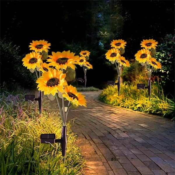 🌻 Waterproof Solar Sunflower Light