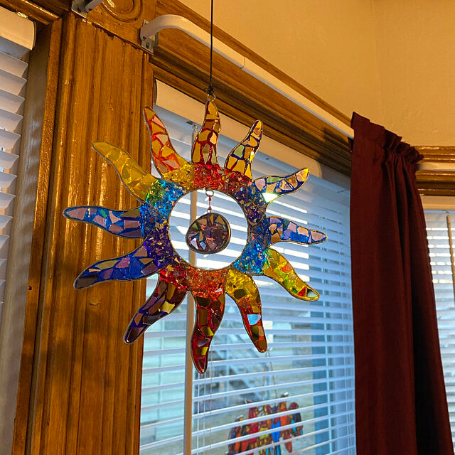 🌈🌈Rainbow sun SunCatcher🌈🌈