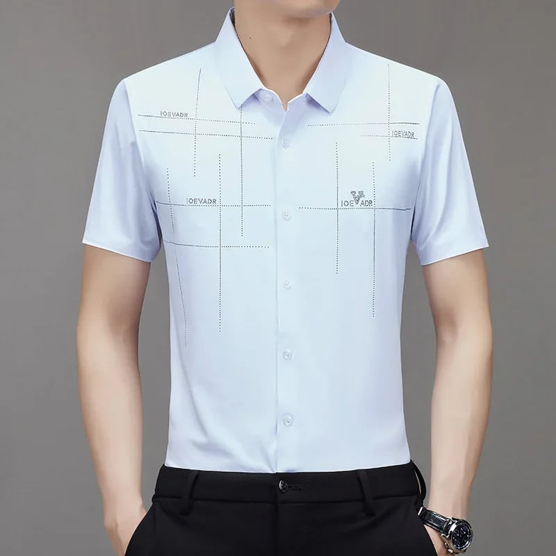 🔥LAST DAY 49% OFF - MEN'S ICE SILK BUSINESS SHIRT (Free shipping over 69.99)