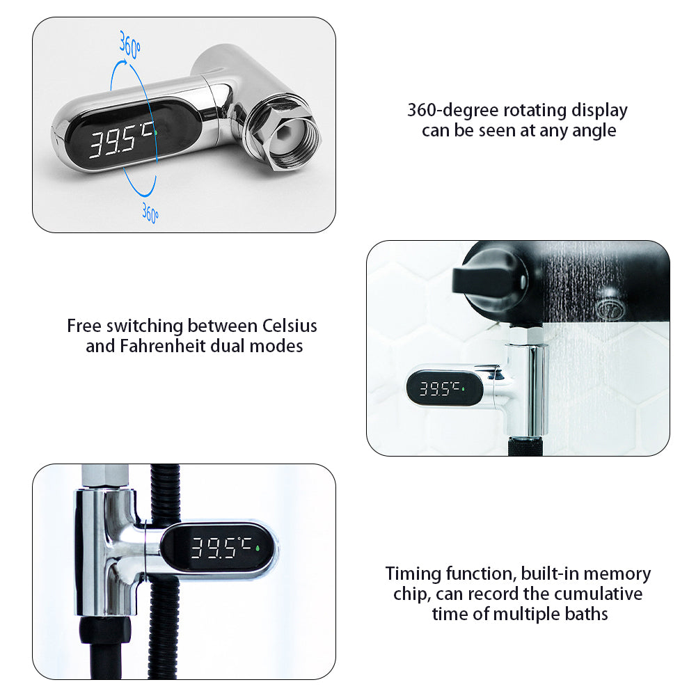 LED Shower Water Temperature Meter