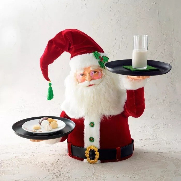 🎅Santa Holdings Tray Figurine