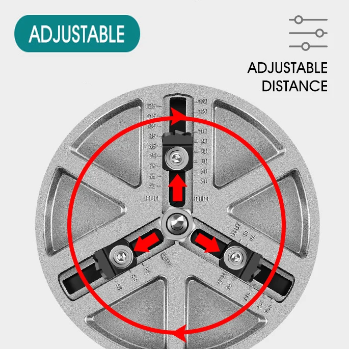 💥 Adjustable Hole Saw Diameter 45mm-130mm Woodworking Cutting Tools Hole Opener