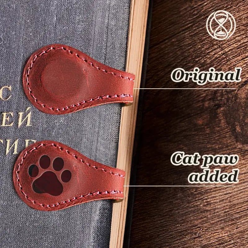 ✨Last Day Special Sale - 49% OFF✨TimelessMark🔥Personalized Magnetic Leather Bookmark🔥