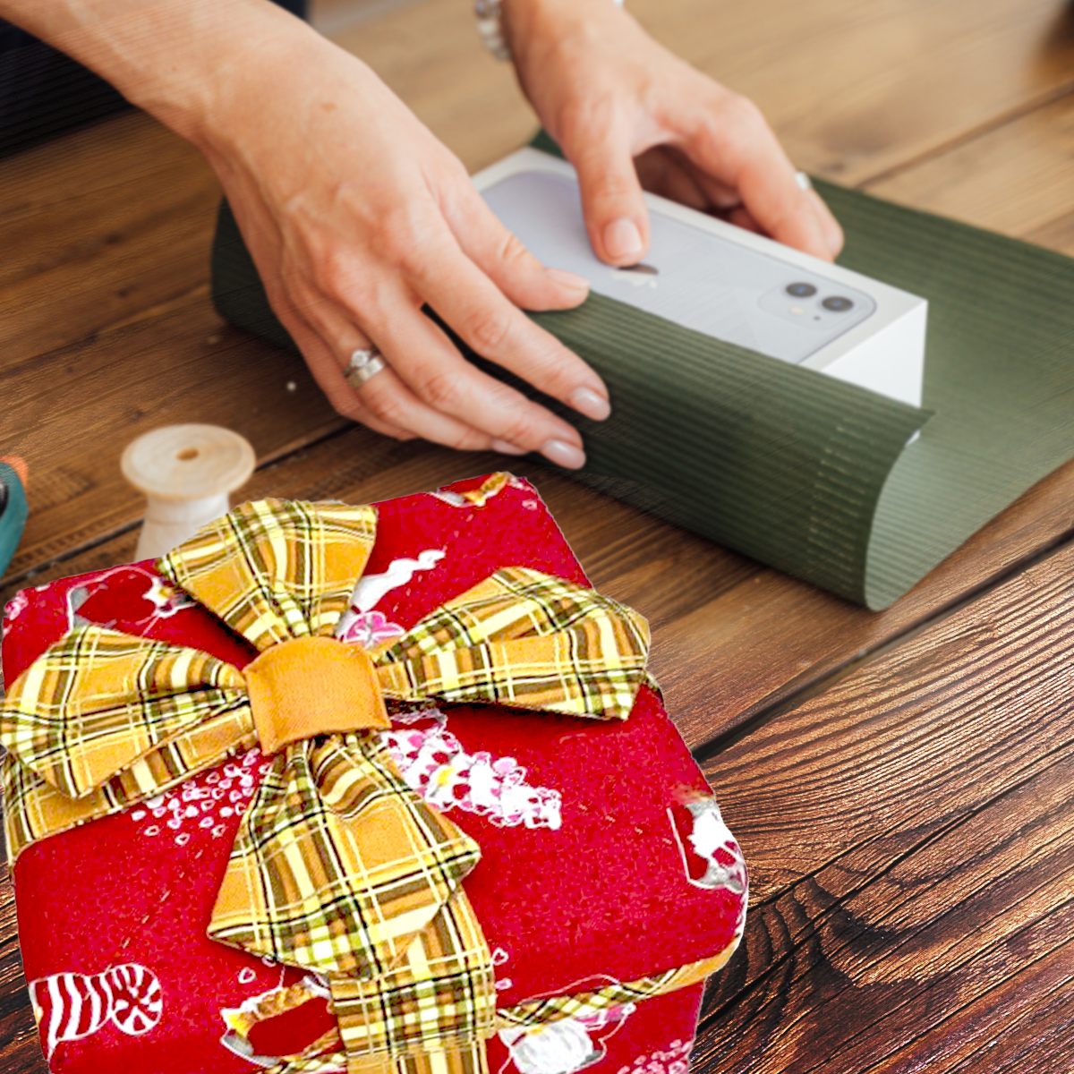 Fabric Gift Boxes Quilting Set  —With  Tutorial