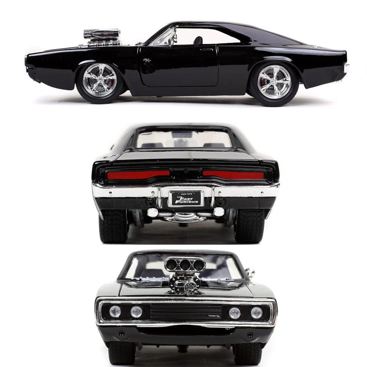 1:24 Scale Die-Cast Vehicle - Dom's 1970 R/T Metal Model Car