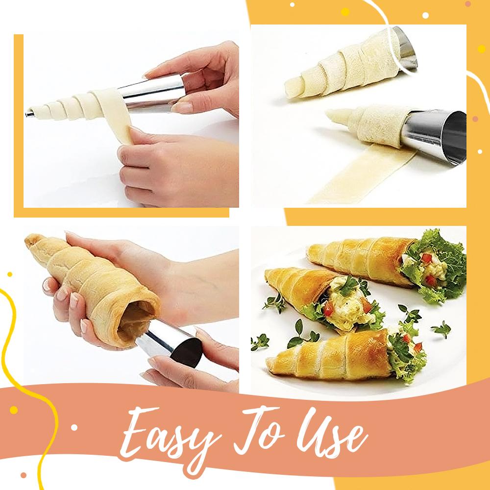 Cone Roll Croissant Mold (5pcs )