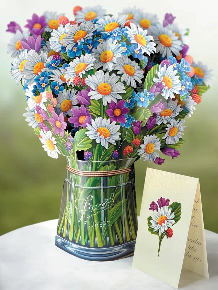 🔥Mother's Day Sale- SAVE 49% OFF🔥Pop Up Flower Bouquet Greeting Card