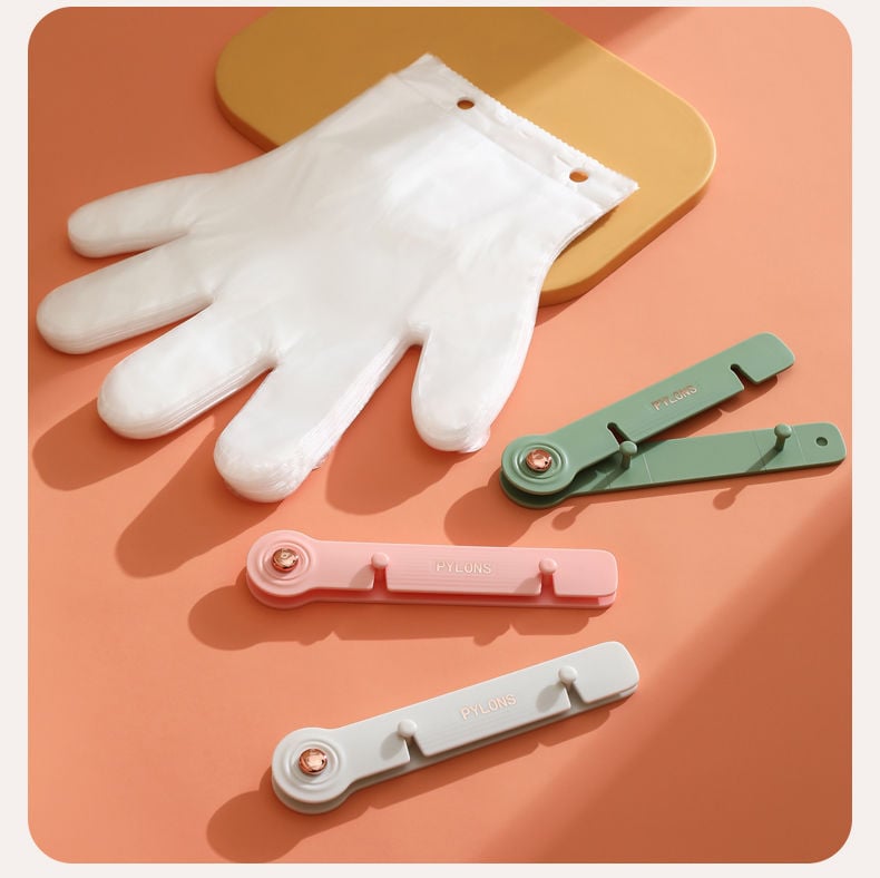 Disposable Glove Holder Organizer Wall Mounted (With 100PCS Gloves)