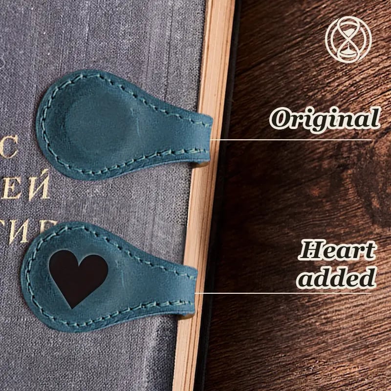 ✨Last Day Special Sale - 49% OFF✨TimelessMark🔥Personalized Magnetic Leather Bookmark🔥