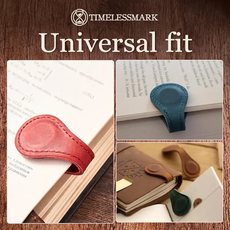 ✨Last Day Special Sale - 49% OFF✨TimelessMark🔥Personalized Magnetic Leather Bookmark🔥