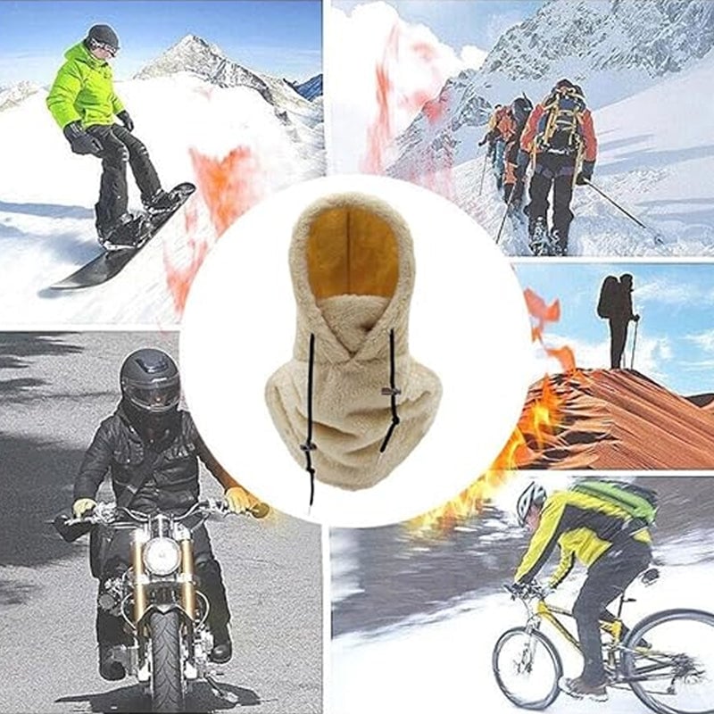 49% OFF🔥Sherpa Hood Ski Mask