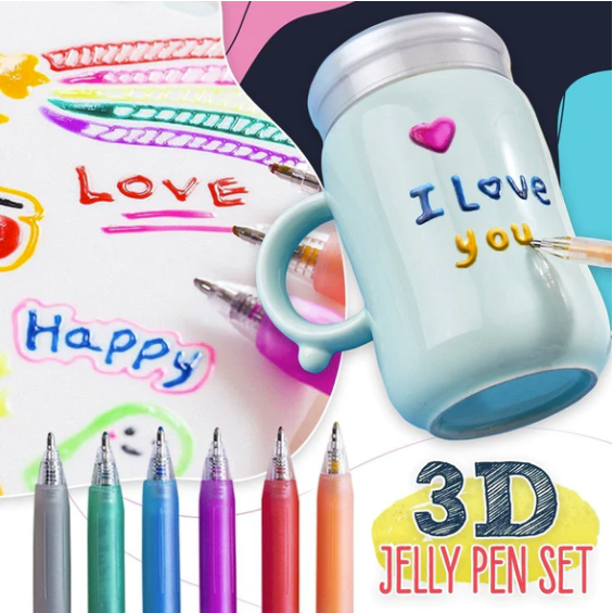 🎄Christmas Pre-sale Promotion 48%OFF🔥3D Jelly Pen Set