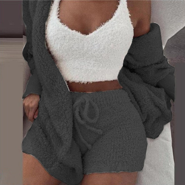 🔥CHRISTMAS HOT SALE🔥Winter Plush Home Casual Wear - Cosy Knit Set (3 Pieces)