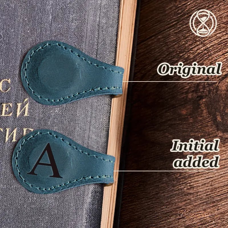 ✨Last Day Special Sale - 49% OFF✨TimelessMark🔥Personalized Magnetic Leather Bookmark🔥